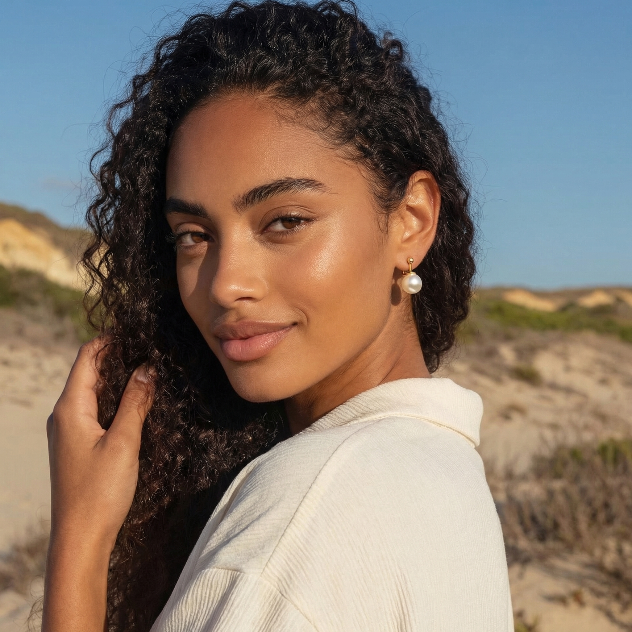 Élise Pearl Stud Earrings