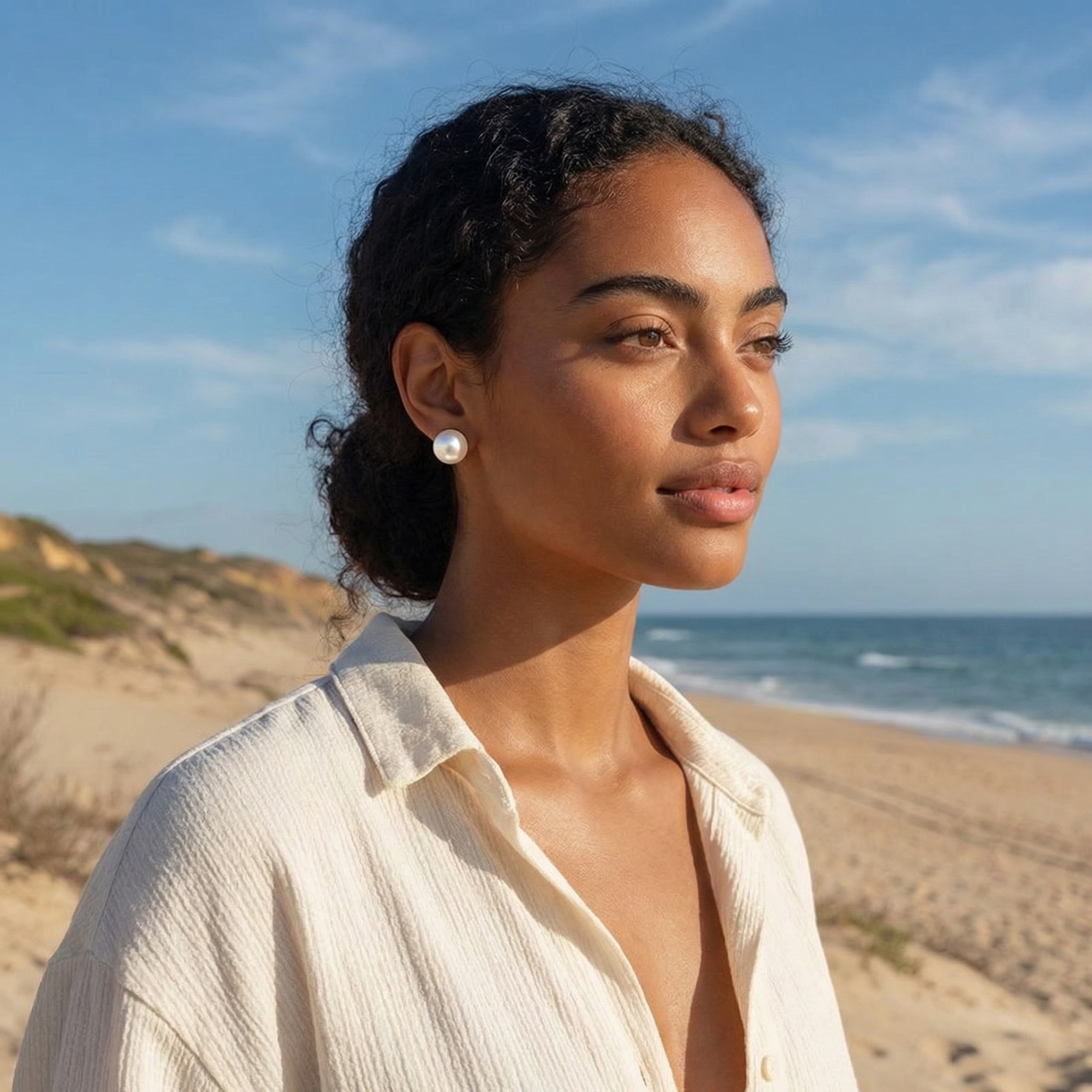 Élise Pearl Stud Earrings