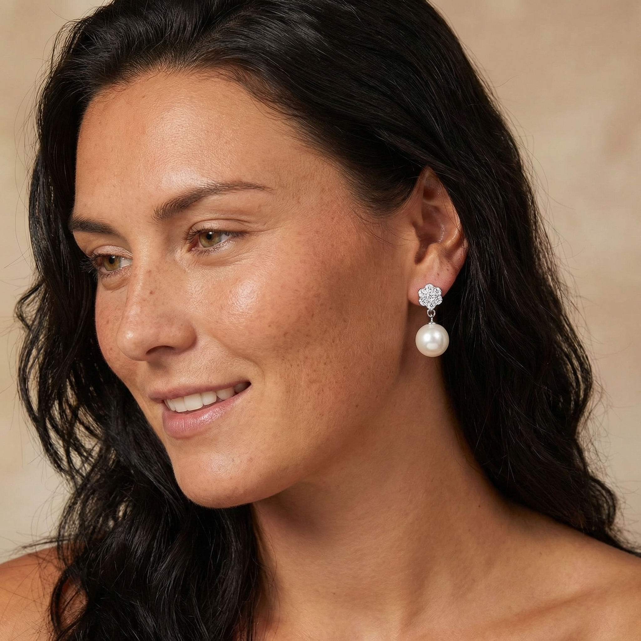 Aveline Pearl Drop Earrings