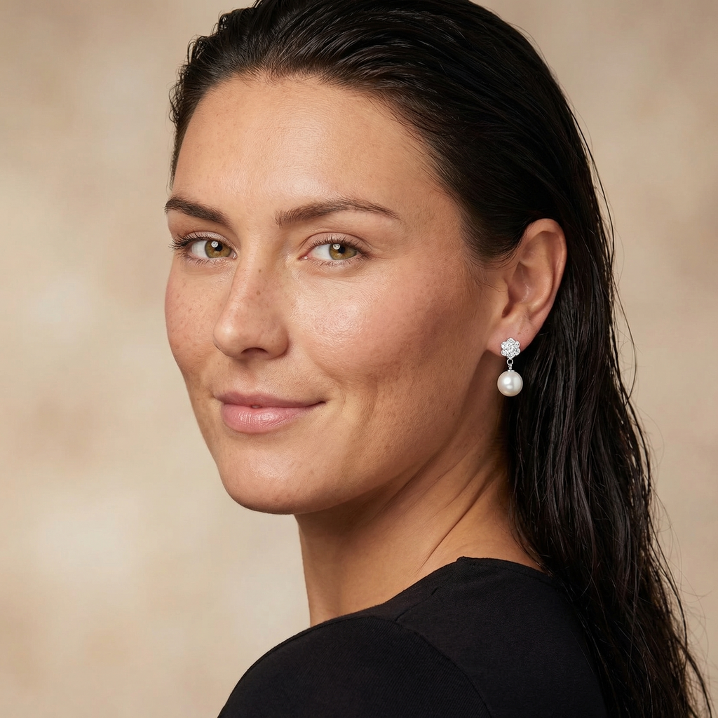 Aveline Pearl Drop Earrings