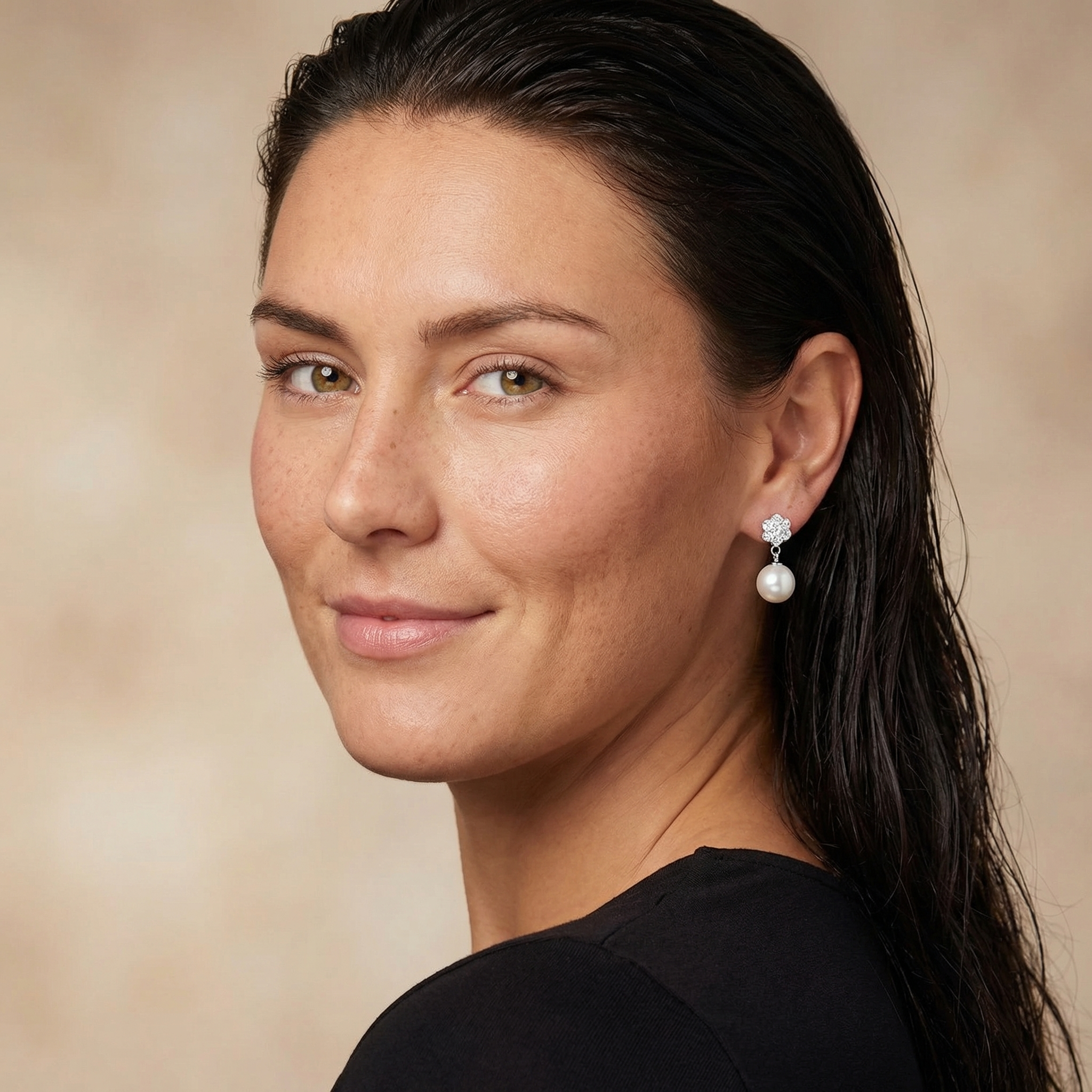 Aveline Pearl Drop Earrings