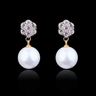 Aveline Pearl Drop Earrings