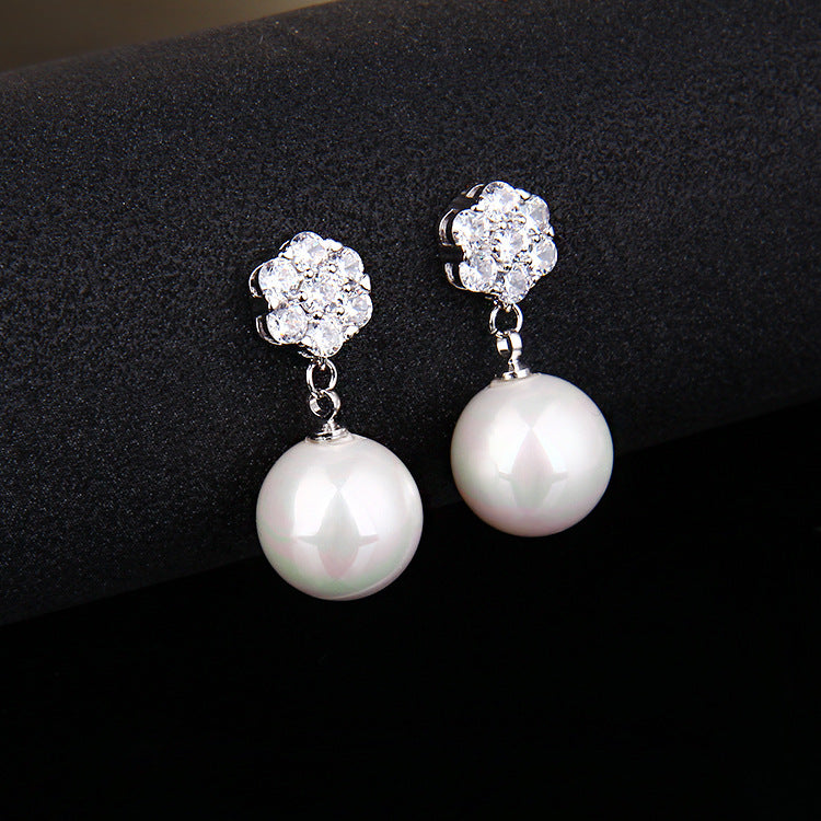 Aveline Pearl Drop Earrings