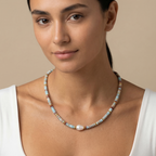 Aurelia Baroque Pearl Beaded Necklace
