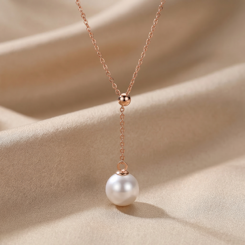 Sérine Pearl Drop Necklace
