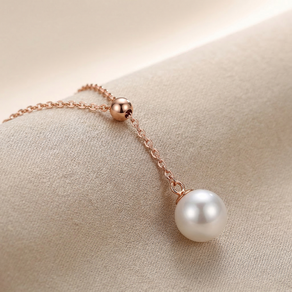 Sérine Pearl Drop Necklace